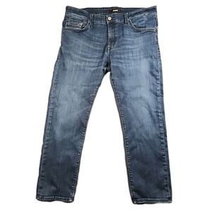 Mavi Marcus Jeans Men 36x30 Slim Straight Leg Athletic Blue Medium Denim